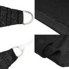 vidaXL Sonnensegel 160 g/m&sup2; Schwarz 2,5x4 m HDPE