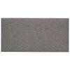 vidaXL Wandkopfteilen 12 pcs 30 x 15 cm Hellgrau Stoff
