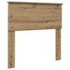 vidaXL Bettrahmen Artisan-Eiche 100 x 200 cm Holzwerkstoff