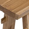 vidaXL Bank Natur 100 x 29 x 43,5 cm Massivholz Teak