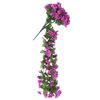 vidaXL Weihnachtskr&auml;nze Blumen 3 Stk. Helllila 85 cm