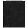 vidaXL Waschbeckenunterschrank Schwarz Eichen-Optik 38,5 x 100 x 46 cm