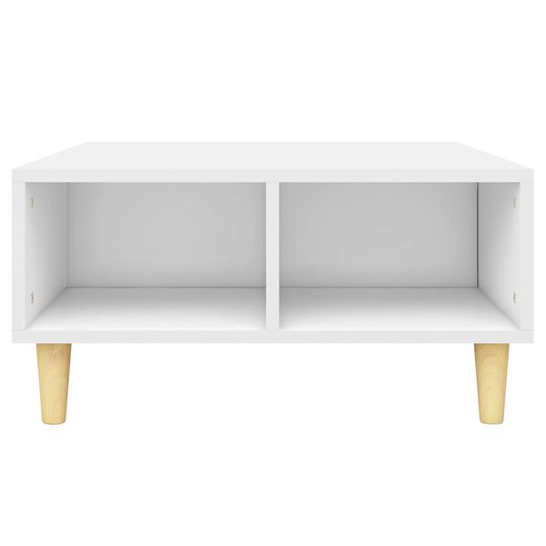 vidaXL Couchtisch Wei&szlig; 60x60x30 cm Holzwerkstoff