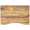 vidaXL Schreibtischplatte mit Aussparung 90x60x2,5 cm Massivholz Mango