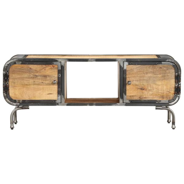 vidaXL TV-Schrank 110x30x42 cm Massivholz Mango