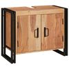 vidaXL Waschbeckenunterschrank Braun 71 x 33 x 58 cm Massivholz Akazie