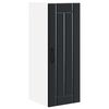 vidaXL Wandschrank LUCCA Schwarz 30 x 31 x 80 cm Holzwerkstoff