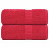 vidaXL Wascht&uuml;cher FROGN 2 Stk. Rot 30x30 cm 360 g/m&sup2;