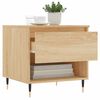 vidaXL Couchtische 2 Stk. Sonoma-Eiche 50x46x50 cm Holzwerkstoff