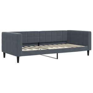vidaXL Tagesbett Dunkelgrau 100x200 cm Samt