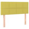 vidaXL Boxspringbett mit Matratze Gr&uuml;n 100x200 cm Stoff