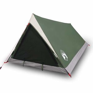 vidaXL Campingzelt 2 Personen Gr&uuml;n Wasserfest