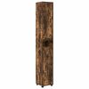 vidaXL Badezimmerm&ouml;bel-Set 4 pcs Ger&auml;ucherte Eiche Holzwerkstoff