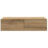 vidaXL Wandregal mit Schubladen Artisan-Eiche 60x26,5x15 cm