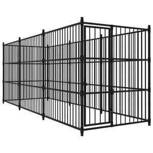 vidaXL Outdoor-Hundezwinger 450&times;150&times;185 cm