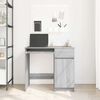 vidaXL Schreibtisch Grau Sonoma 86x49x76 cm Holzwerkstoff