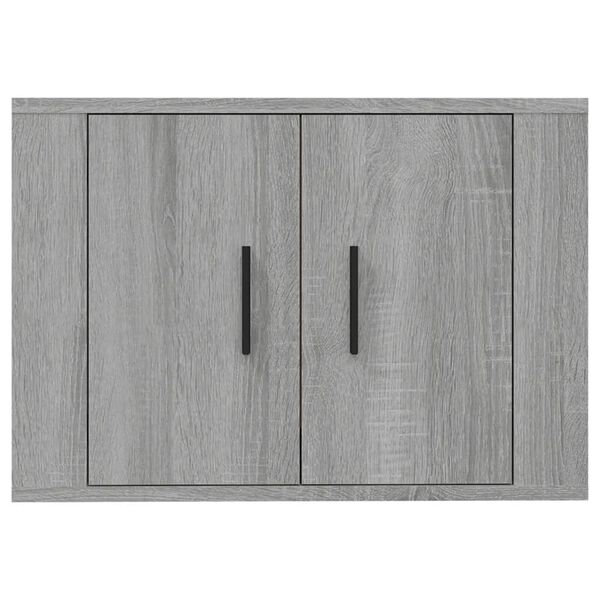 vidaXL TV-Wandschrank Grau Sonoma 57x34,5x40 cm