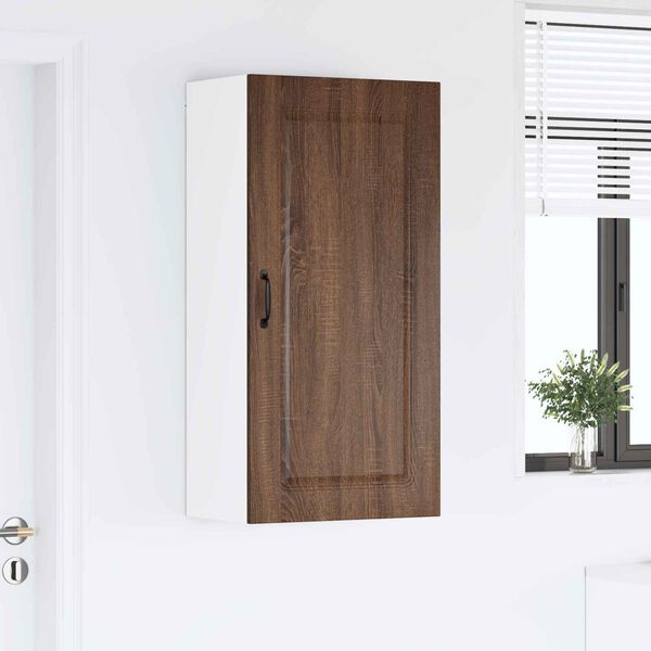vidaXL K&uuml;chenschrank Kalmar Braun Eichen-Optik 50 x 31 x 100 cm