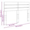 vidaXL Kopfteil Sonoma-Eiche 160 cm Holzwerkstoff