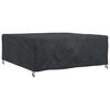 vidaXL M&ouml;belbezug Uni Schwarz 200 x 200 x 90 cm 210D