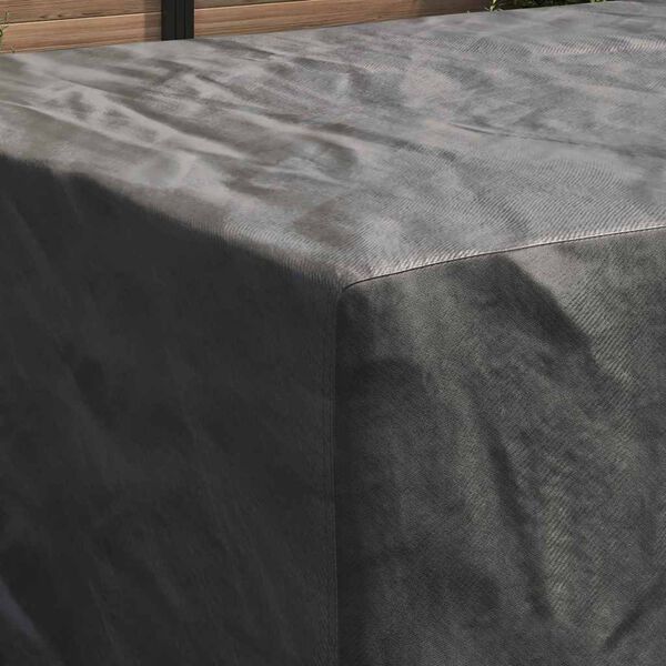 vidaXL Gartenm&ouml;belabdeckung Schwarz 305 x 190 x 85 cm 210D