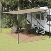 vidaXL Zeltteppich 200x400 cm Taupe
