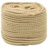 vidaXL Bootsseil 5 mm 25 m Natur