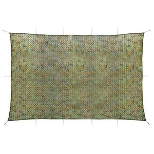 vidaXL Tarnnetz mit Aufbewahrungstasche 5x7 m Gr&uuml;n