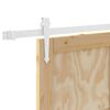 vidaXL Schiebet&uuml;r ORKDAL Braun 61 x 198,5 cm Massives Kiefernholz