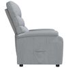 vidaXL Relaxsessel Hellgrau Stoff