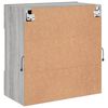 vidaXL TV-Wandschrank mit LED-Leuchten Grau Sonoma 58,5x30x60,5 cm