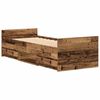 vidaXL Bettrahmen mit Kopfteil Altholz 193 x 78 x 50 cm Holzwerkstoff