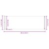 vidaXL Seitenmarkise Ausziehbar 200x600 cm Grau