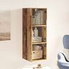 vidaXL Wandschrank Wandmontiert Altholz 35 x 37 x 102 cm Holzwerkstoff
