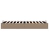 vidaXL Ottoman-Bett ohne Matratze Cappuccino-Braun 90x200cm Kunstleder