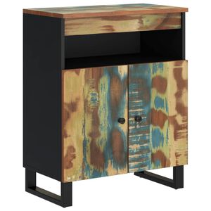 vidaXL Sideboard mit 2 T&uuml;ren 60x33x75 cm Altholz Massiv
