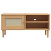 vidaXL TV-Schrank SENJA Rattan-Optik Braun 106x40x49 cm Kiefernholz