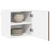 vidaXL K&uuml;chenschrank mit T&uuml;r 2 pcs Braun Eichen-Optik 40 x 31 x 40 cm