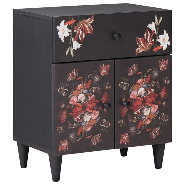 vidaXL Nachttisch Mehrfarbig 50 x 33 x 60 cm Massivholz Mango