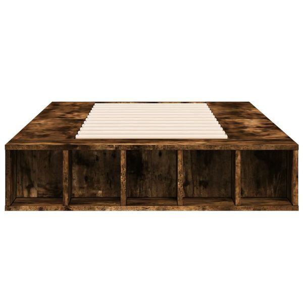 vidaXL Bettgestell R&auml;uchereiche 100x200 cm Holzwerkstoff