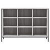 vidaXL Schuhregal Grau Sonoma 100x35x70 cm Holzwerkstoff
