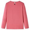 Kinder-Langarmshirt Altrosa 140