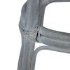 vidaXL Barhocker 2 Stk. Grau Rattan