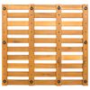 vidaXL Badematte Uni Braun 100 x 53 cm Holz
