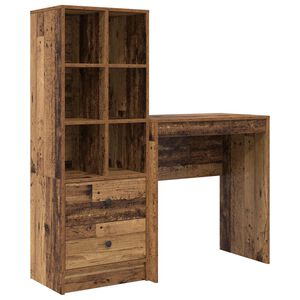 vidaXL Schreibtisch Altholz 115,5 x 40 x 127 cm 2 stk.