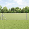 vidaXL Geschwei&szlig;ter Drahtzaun Silber 0,6 x 10 m