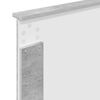 vidaXL Bettrahmen Beton Grau 75 x 190 cm Massives Kiefernholz