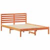 vidaXL Bettrahmen Wachsbraun 120 x 200 cm Massives Kiefernholz