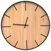 vidaXL Wanduhr Braun &Oslash;39 cm Eisen und Holzwerkstoff