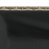 vidaXL Pflanzk&uuml;bel mit Ablage Grau Poly Rattan